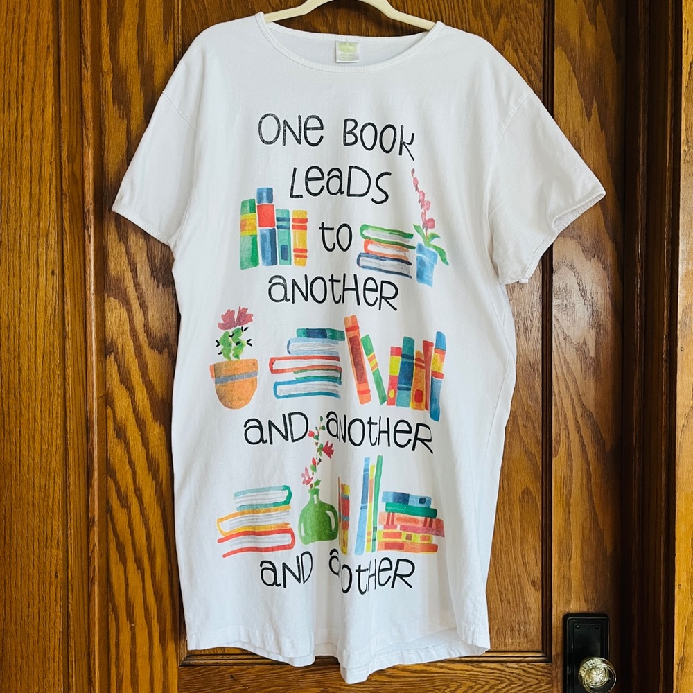 “One Book Leads To Another…” Rel-E-Vant Nightshirt